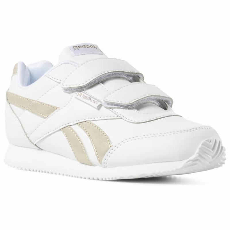 Tenisi Reebok Royal Cljog 2 2v Fete Albi/Aurii Metal Romania HS1062LM